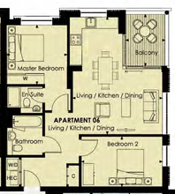 Load image into Gallery viewer, Mid Floor 2 Beds Elephant Park (North East Facing)